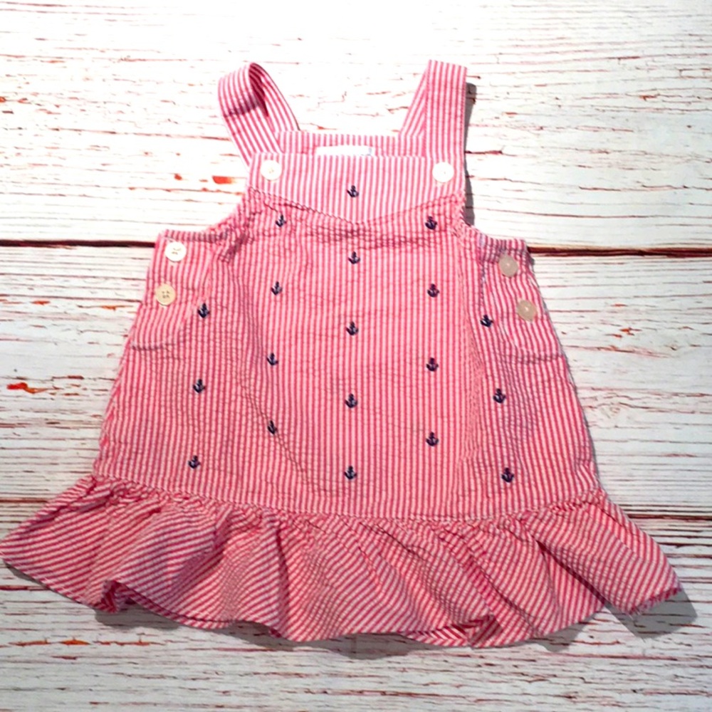 Ralph Lauren Girl's Seersucker Striped Summer Dress 6-Months